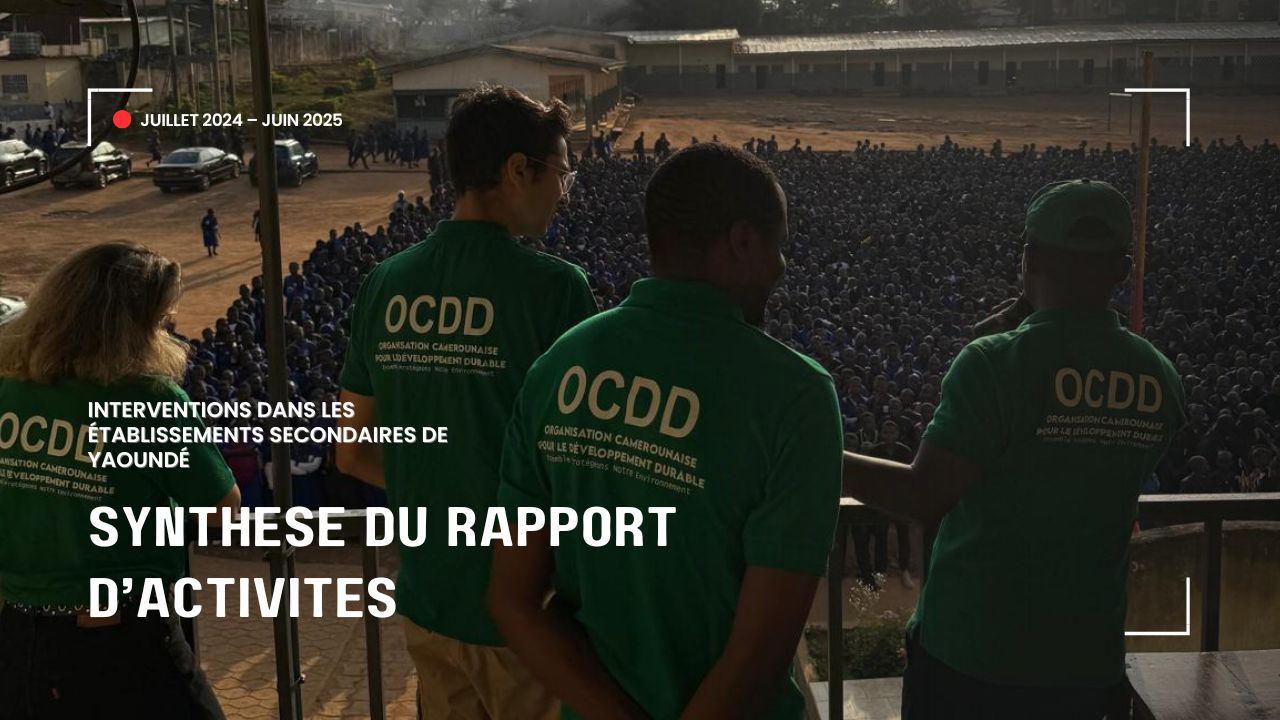 Read more about the article Synthèse du Rapport d’activités – Interventions dans les établissements secondaires de Yaoundé